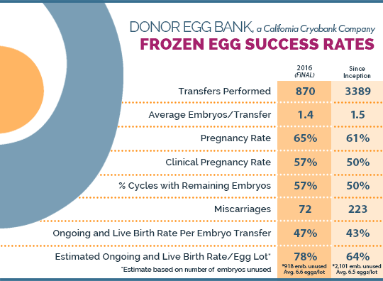 Frozen Donor Egg Success Rates